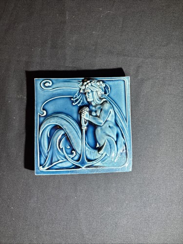 Antik jugendstil fliese - antik,