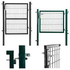 Gartentür Gartentor Zauntür + Pfosten Hoftür Gartenpforte Hoftor Gartenzaun Tor