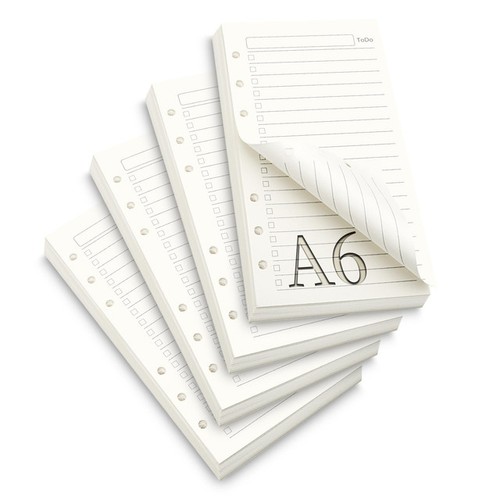 Nachfüllpapier liniert 6 - nachfüllpapier, a6