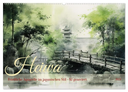 Heiwa friedliche aquarelle - -,