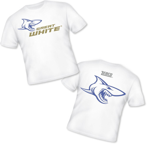 Zebco shirt great - great, white