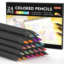 Art 24 Stück Regenbogenstifte