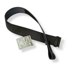 Schwarzer Leder Distel