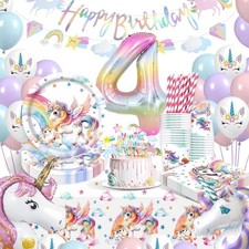 Einhorn Deko Kindergeburtstag