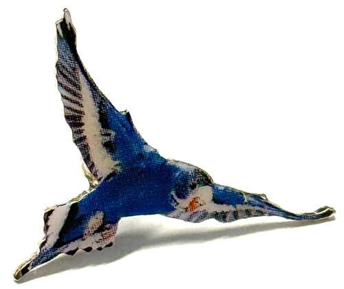 Blauer wellensittich pin - ,