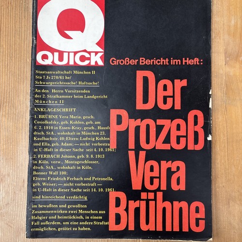 Zeitschrift quick 1962 - 1962,, heft