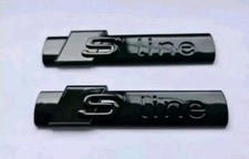 2x S-line logo Glanz Emblem