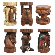 Hocker massiv Pferd Bär Katze