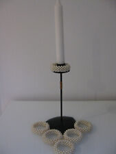 12 Kerzenkränze Kerzenring Perlen od. Serviettenring - Hochzeit Weihnachten