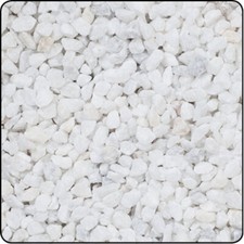 Deko Granulat weiss kleinkörniger Kies grob 2 bis 4 mm 1000g