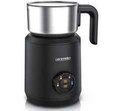 Arendo Induktions Milchaufschäumer warmer oder kalter Milchschaum Schwarz