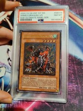 YuGiOh PSA 8 Bewaffneter Drache LV 5, SOD Booster 1. Auflage NM-Mint Weihnachten