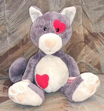 Nici Love Liebe Kater Cat Katze grau weiß Herz TOP! 30 cm