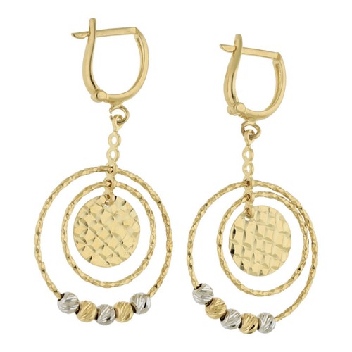 Creolen 585 gold - k, ohrringe