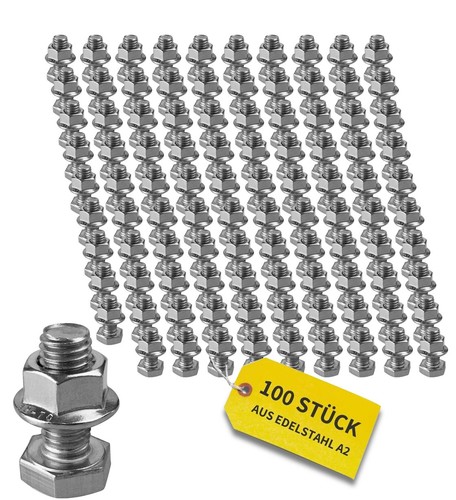 100x sechskantschrauben - 100x,