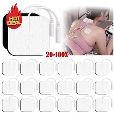 TENS Elektroden Pads für Reizstrom Gerät.4x4cm. 2mm-Stecker.Klebeelektroden