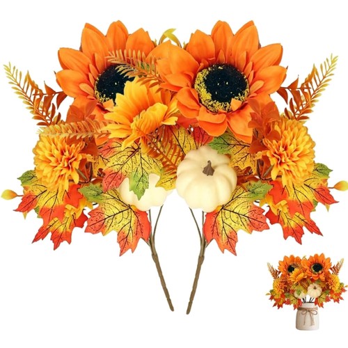 Kunstblumen herbst stück - 2,