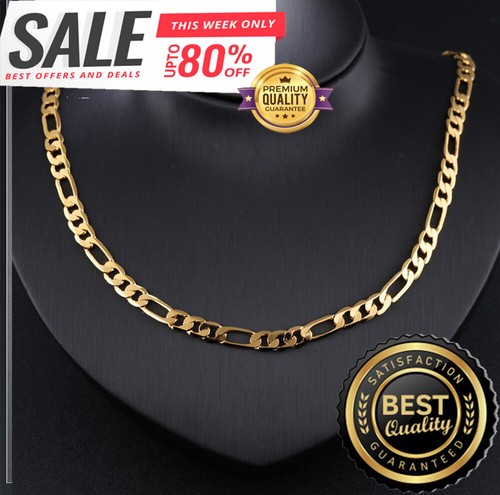 Goldkette 7mm dick - goldkette, 60cm
