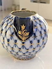 Lomonosov Porzellan Kobaltnetz Milchkanne.Hand decorated.