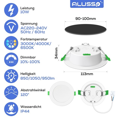 Led einbaustrahler decken - led,