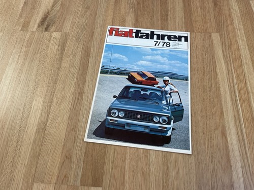 Fiat fahren 1978 heft - fahren,