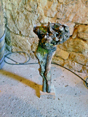 Stele skulptur holz naturholz - holz,