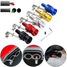 S/M Turbo Sound Whistler Blow Pop Off Pfeife Universal für Auspuff Endrohr