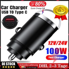 Zigarettenanzünder Ladegerät Ladeadapter KFZ Auto Charger Lader USB USB-C 12/24V