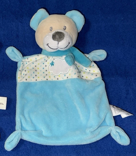 Schmusetuch nicotoy bär blau - schmusetuch,