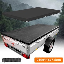 Anhängerplane Flachplane Wasserfest Anhänger Plane PKW Anhänger Abdeckplane DHL