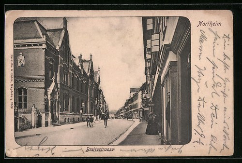 Ansichtskarte northeim blick - ansichtskarte,