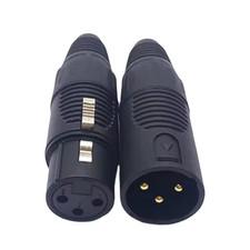 Xlr kupplung 3pol schwarz - ✨xlr,