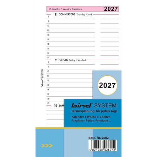 Neu bind kalender - kalender, a6