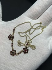 Antikes Granat Collier Kette