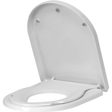 Toilettendeckel Kindersitz Absenkautomatik Klobrille D-Form Kunststoff