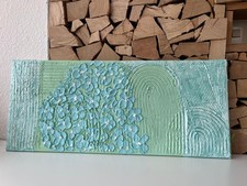 Bild, Leinwand, handgemacht, Original 30x70 cm, Unikat, Abstrakt, Wanddeko 