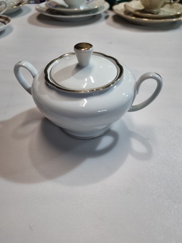 Zuckerdose vintage goldrand - zuckerdose,