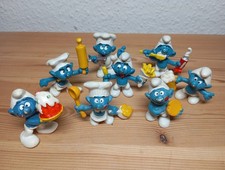 8 Schlümpfe Schleich Bully - SchlumpfSammlung Konvolut Schlümpfe Essen & Kochen