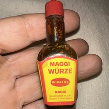 Mini Maggi Flasche 9g Glas