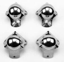 4 Kugelecken mit L-Ecke a 1,15€  Stahl 41mm, Boxen Schutz Ecke, verzinkt #28218