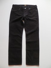 Lee MARION STRAIGHT Cord Jeans Hose W 34 /L 31, Schwarz ! Damen Cordhose, KULT !
