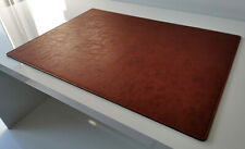 PM Schreibtischunterlage in Lora Kunst Leder 70 x 50 cognac braun 