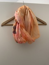 Schal Tuch Damen Loop, Lachsfarben