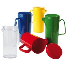 Saftkanne mit Deckel, 600 ml, freie Farbwahl - Wasserkanne Milchkanne