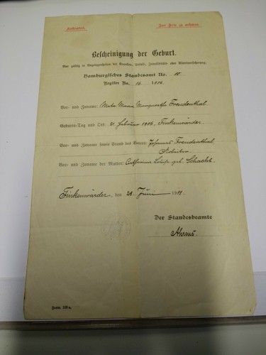Original bescheinigung der - bescheinigung,