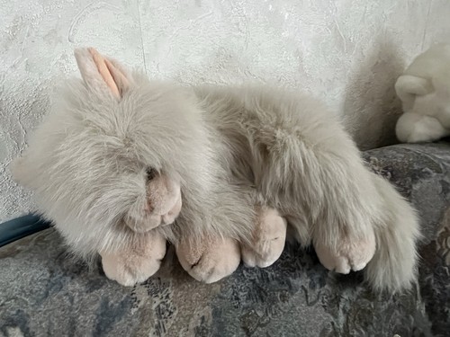 Plüschtier katze liegend - plüschtier,