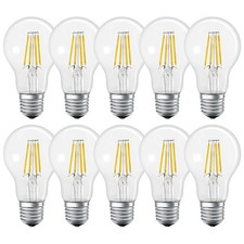 10 x LED Smart+ Filament Birne 5,5W=50W E27 klar warm Dimmbar Alexa Bluetooth