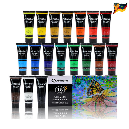 Acrylfarben set 36 - acrylfarben,