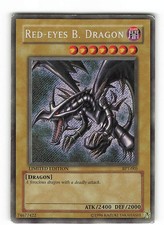 Yugioh ROTÄUGIGER SCHWARZER DRACHE , bpt-005 Secret Rare englisch PL Limitiert