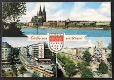 tolle alte Postkarte „Grüße aus Köln am Rhein“ 50667 NRW - gelaufen 1968